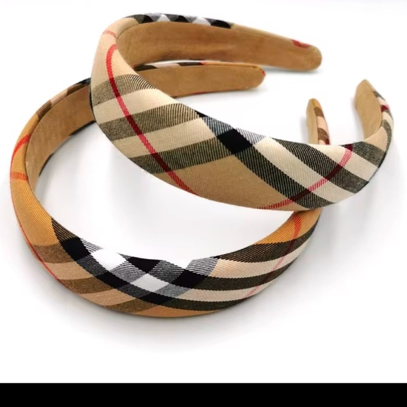 Sponge Headband Plaid Pattern Accessories - Picture 4 of 7